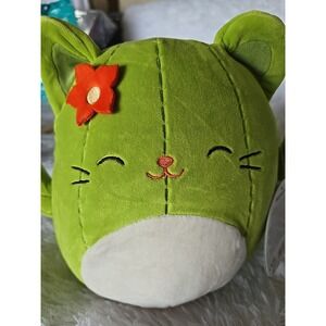 Original 8-Inch Ms. Miss Green Cactus Cat -‎ Official Jazwares Plush (Little)
